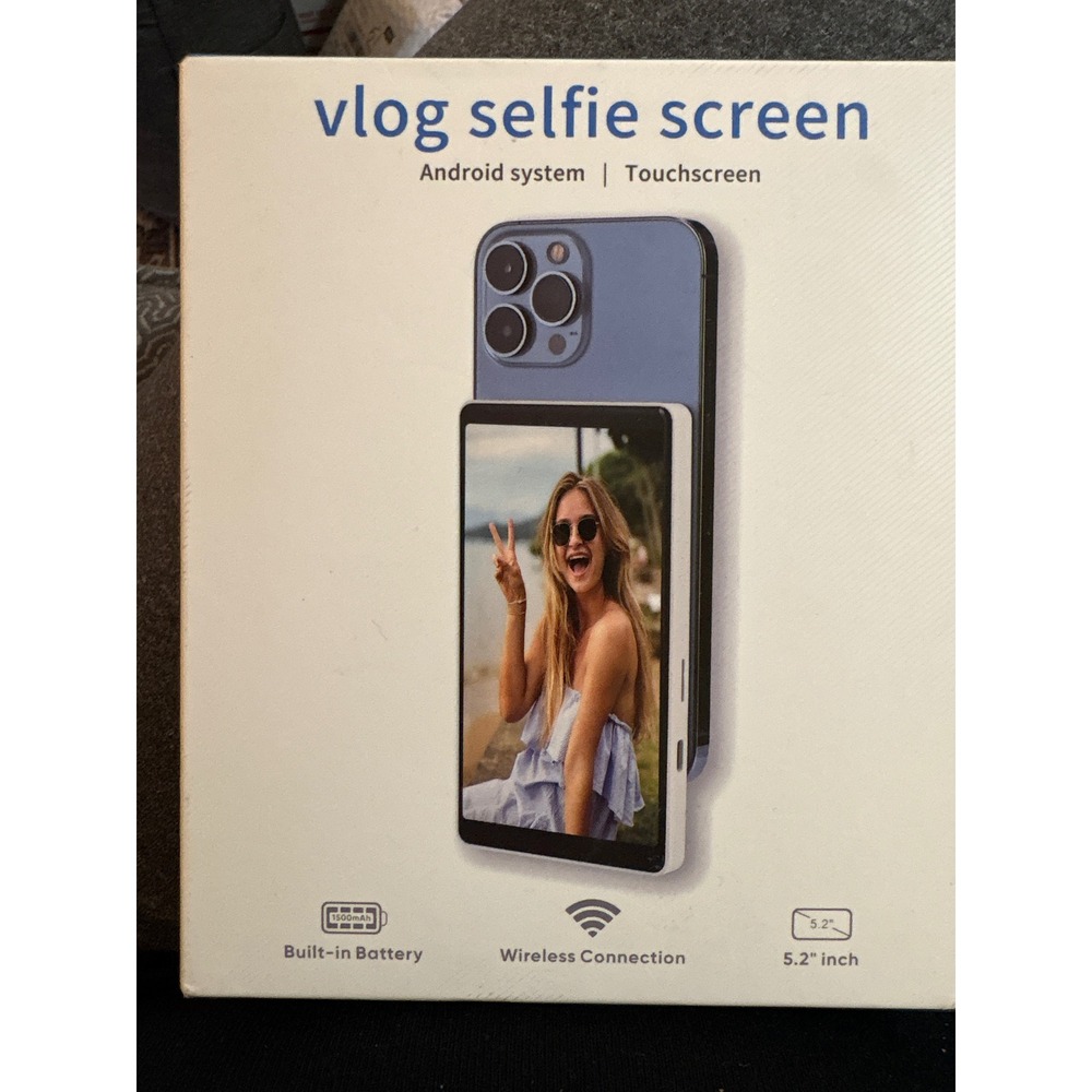Micro Devices 5.2" Vlog Selfie Screen Magnetic Wireless Touchscreen Monitor